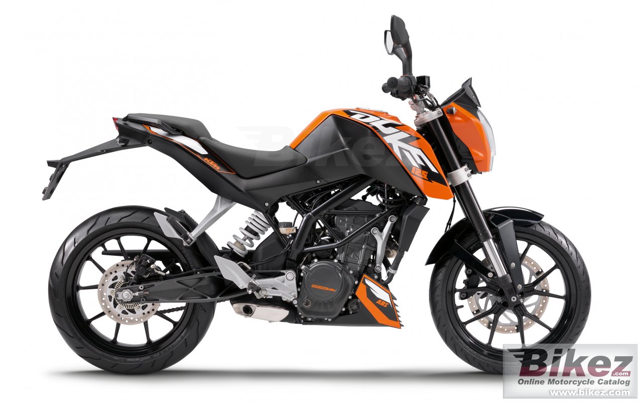 Big KTM 125 duke picture and wallpaper from Bikez.com